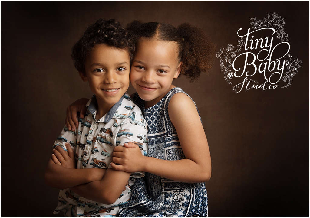 Tiny Baby Studio Childrens Photography Brother and Sister