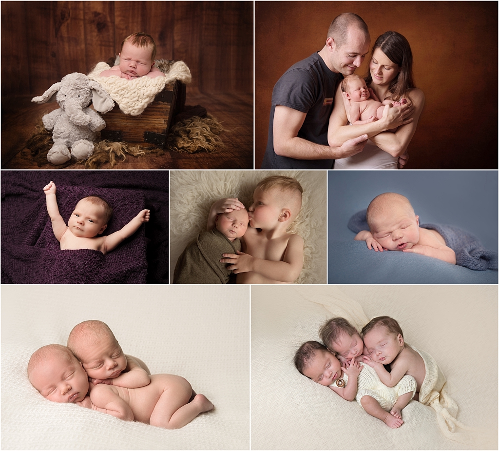 Tiny Baby Studio Newcastle Newborn and Baby Photography Montage