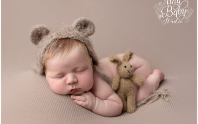 Comfort During a Newborn Baby Photoshoot at Tiny Baby Studio